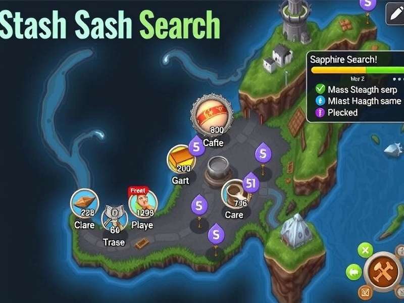 Sapphire Stash Search Game Screenshot
